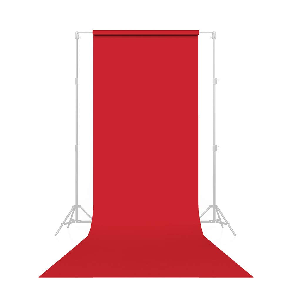 Savage Seamless Paper Photography Backdrop   Color #8 Primary Red, Size 53 Inches Wide X 36 Feet Long, Backdrop For Youtube Videos, Streaming, Interviews And Portraits   Made In Usa