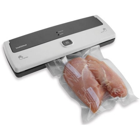 Seal A Meal Manual Vacuum Sealer System & Starter Bags   Fssmsl0160 000,White