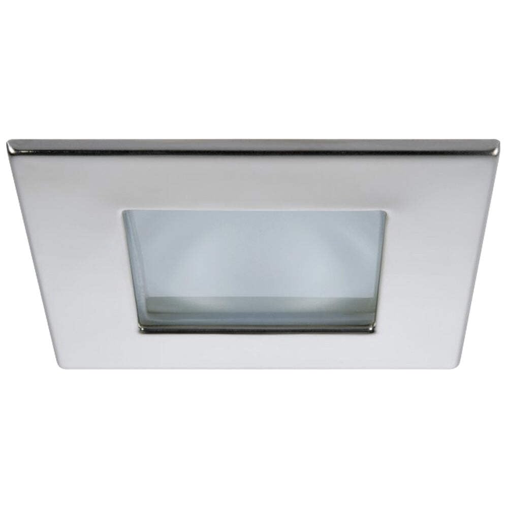 Quick Marina Xp Downlight Led - 4W, Ip66, Screw Mounted - Square Stainless Bezel, Square Warm White Light,WBAUVB00R9VGY0S
