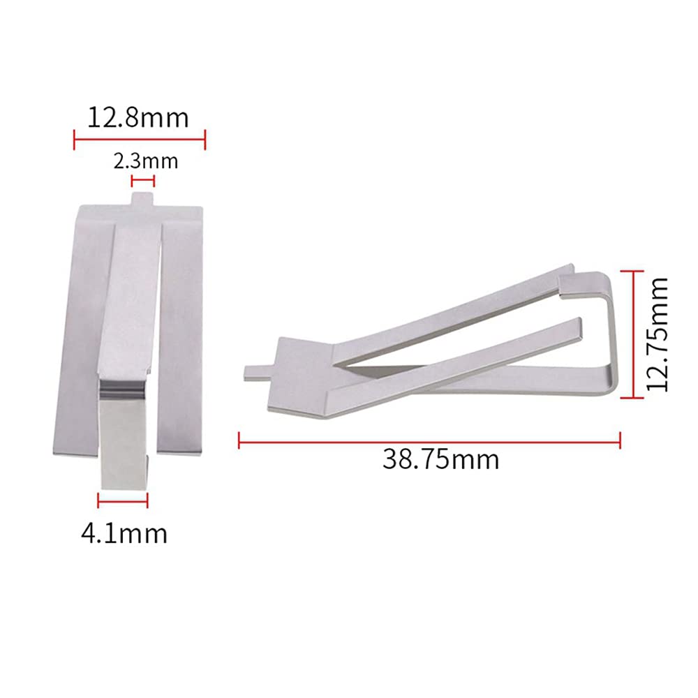 Zeberoxyz 10Pcs Glass Bed Spring Turn Clips,Stainless Steel Glass Bed Clips Platform Clamps Stable For Creality Ender 3 Pro, End