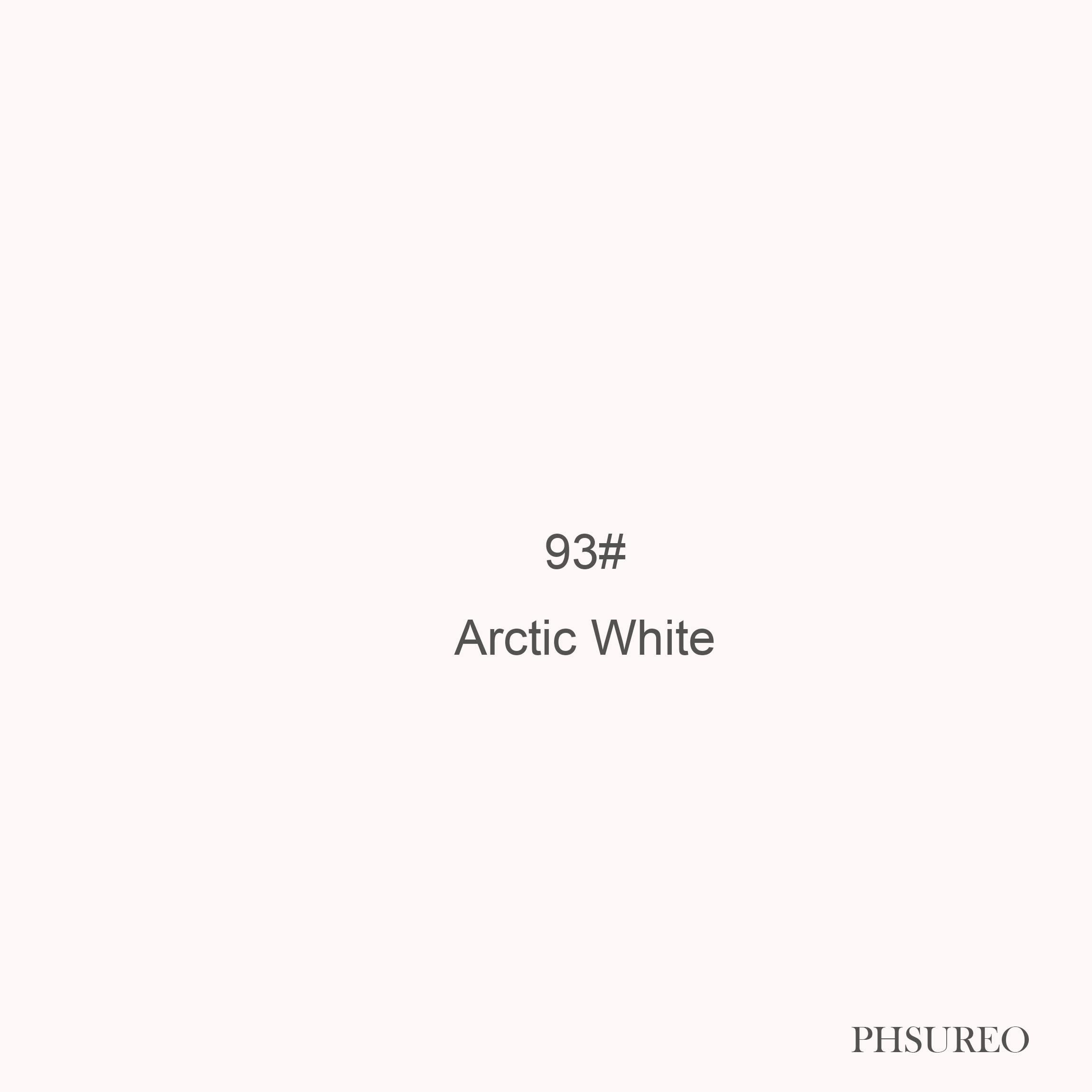 Phsureo Seamless Photo Photography Backdrop Paper,White Photo Background Paper Roll (53   X16', 93 Arctic White)