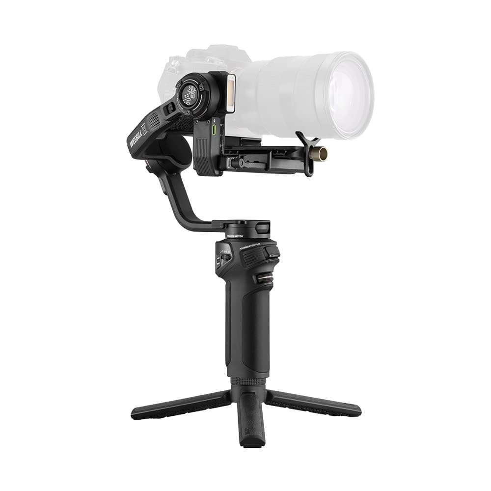 ZHIYUN Weebill 3S [Official] Gimbal Stabilizer for DSLR and Mirrorless Camera Canon/Nikon/Sony/Panasonic/Fujifilm,Fill Light,Nat