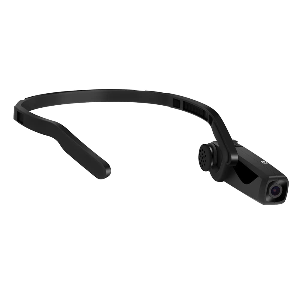 Ordro Ep6 Plus Vlog Camera 4K Camcorder Hands Free Lightweight Mini Wearable Video Camera Full Hd 1080P 60Fps Wi Fi App Connection Recorder  Black