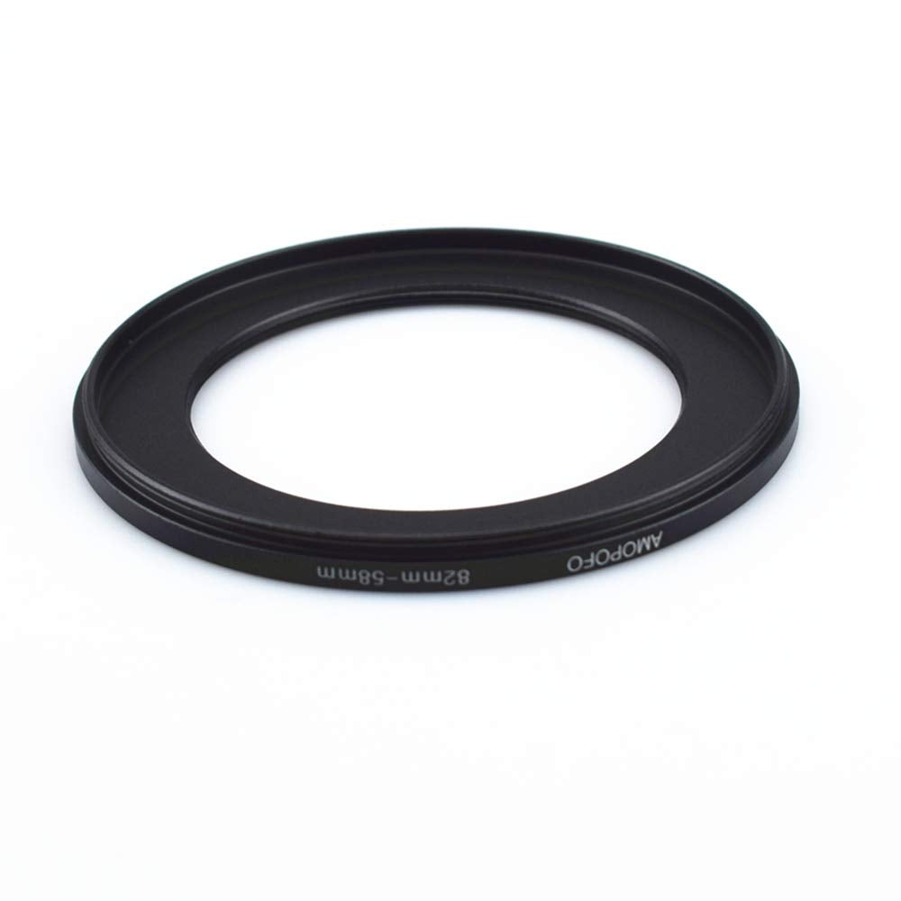 82 To 58Mm Metal Ring/82Mm To 58Mm Step Down Rings Filter Adapter For Uv,Nd,Cpl,Metal Step Down Rings,Compatible With All 82Mm Camera Lenses & 58Mm Accessories