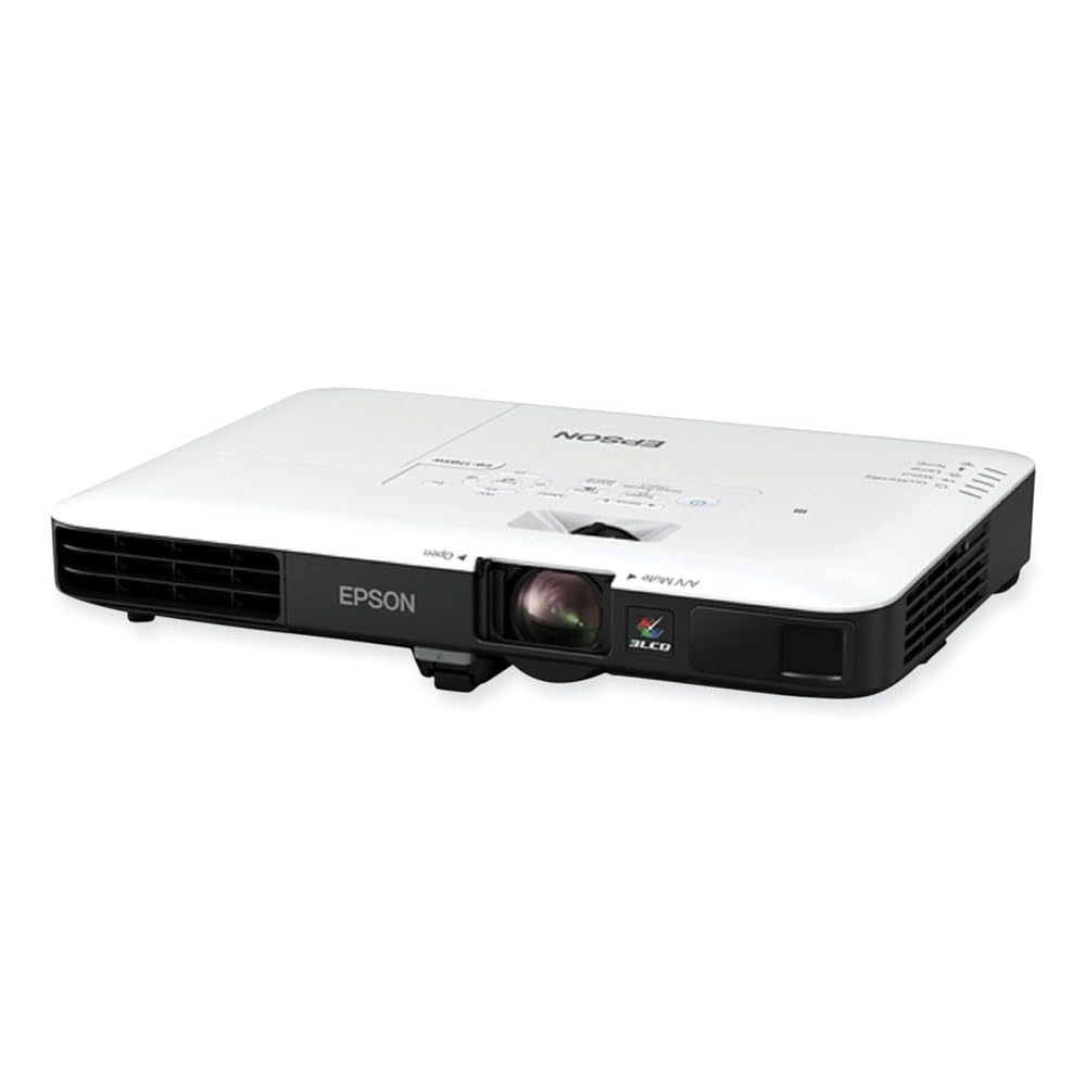 Epson PowerLite 1785W 3LCD WXGA wireless mobile projector with carrying case and fast and easy image adjustments. A bright fully
