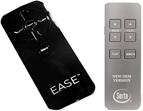 Replacement Remote Compatible With Ease 1.0 2.0 3.0 Or 4.0 Sealy (New Gen Serta Version) Adjustable Beds 