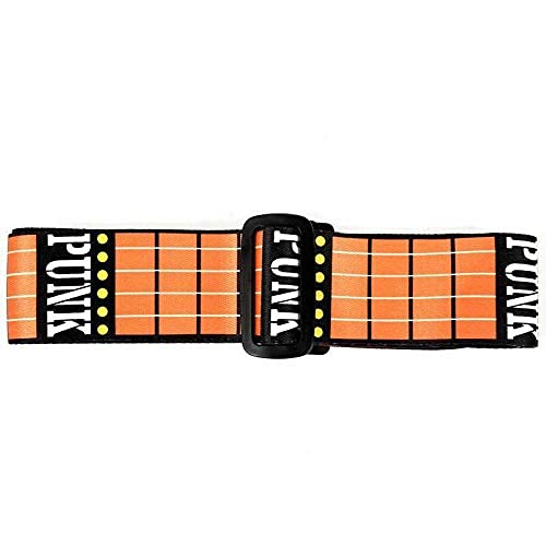 Ubersweet Imported 3X(Orange Guitar Strap Guitar String Design for Bass Guitar Belt M9U4)_91162