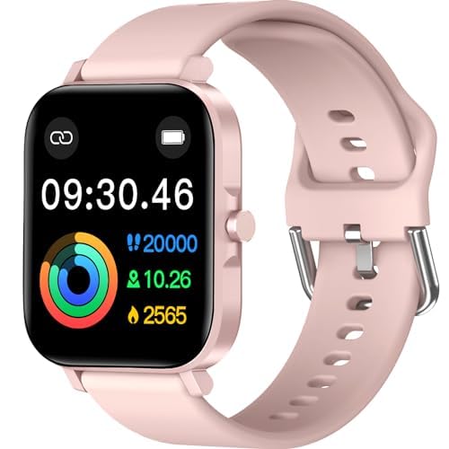 Ancwear Smart Watch For Women,1.83'' Display Fitness Watch With Spo2/Heart Rate/Sleep Monitor,Ip68 Waterproof Smartwatch With 12