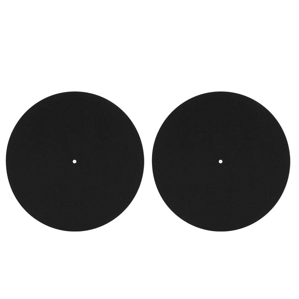2 Pcs 12 Inch Turntable Platter Mat Record Players Turntable Home Disc Protective Non Slip Mat Replacement Accessories