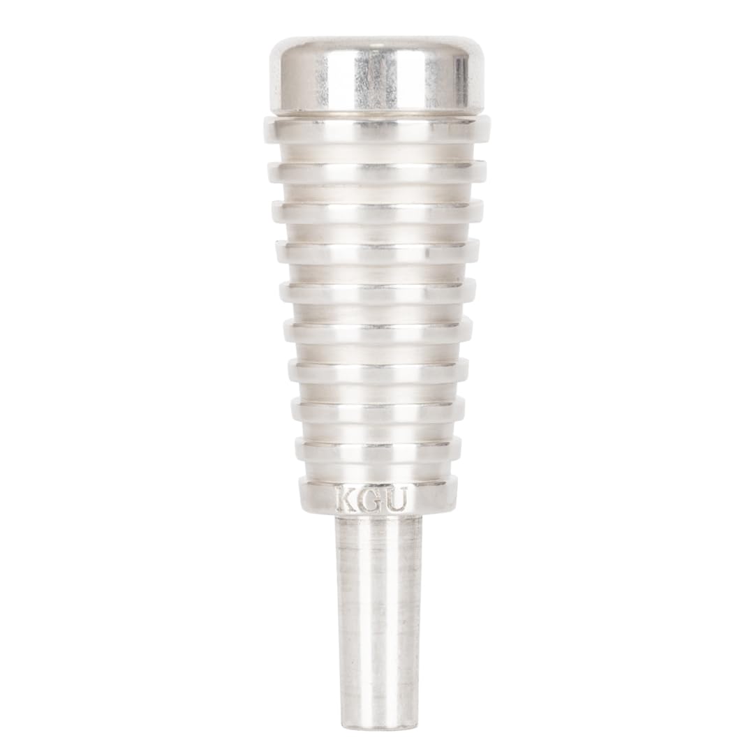 TRUMPET MOUTHPIECE BOOSTER KGUBrass. CUSTOM MADE RADIATOR TRUMPET BOOSTER KGU Silver Plated Color