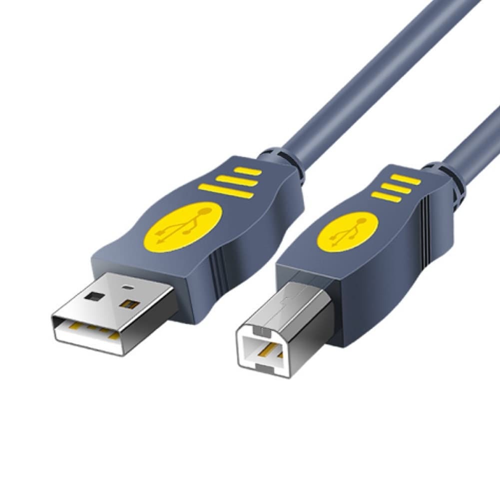 Qjin Usb 2.0 Printer Cable For Canon Pixma Mg3620, Epson Ecotank Et 2800 Et 2850 Et 4800, Hp Deskjet 2723E, Brother, 10 Feet
