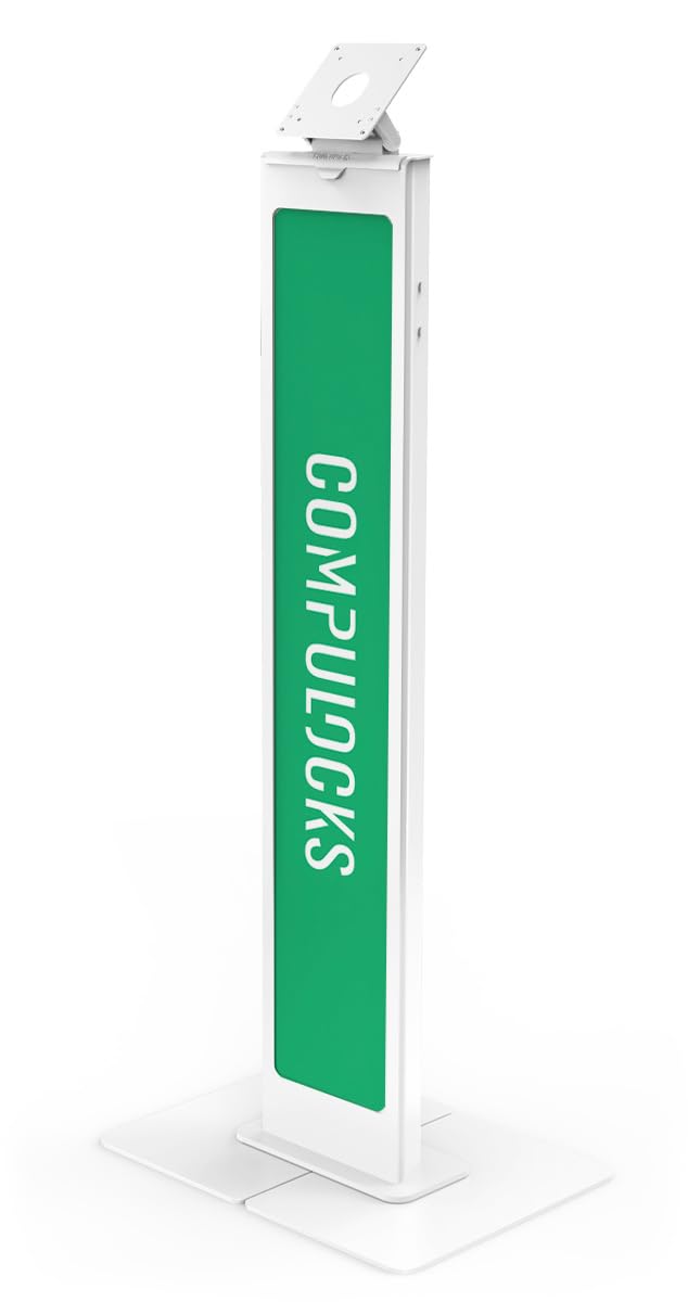 Brandable VESA Floor Stand for Screens Up to 32 Inches - White