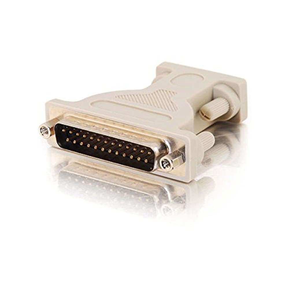 C2G 02446 Db9 Female To Db25 Male Serial Rs232 Adapter, Beige