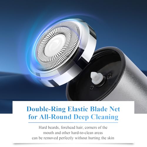 Mini Electric Shaver, Portable Mini Electric Shaver,Portable Pocket Travel Shaver For Men Women, Usb Rechargeable Waterproof Ele