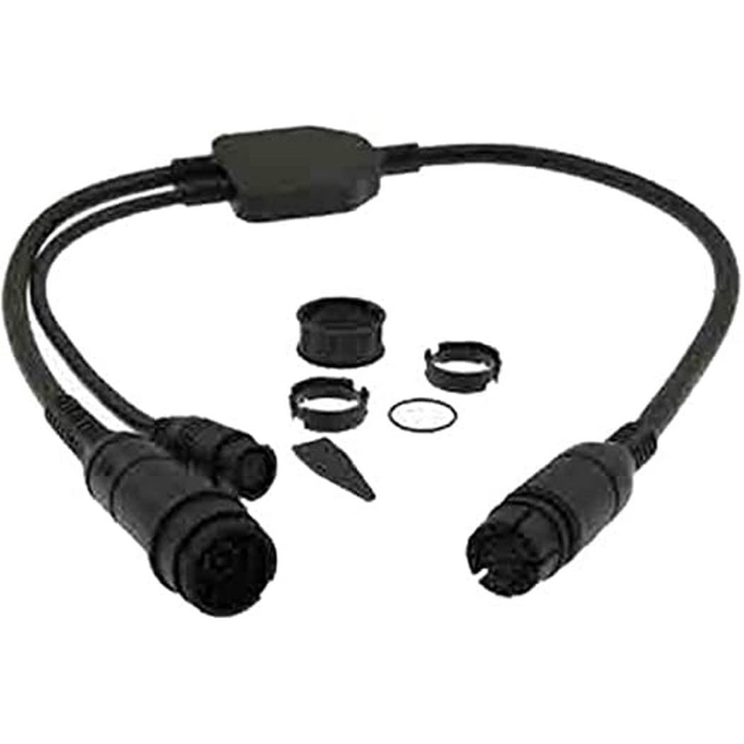 Raymarine Axiom Realvision To 25-Pin Realvision & 7-Pin Embedded Transducers Adapter Y-Cable,WBEEAB0719497WH