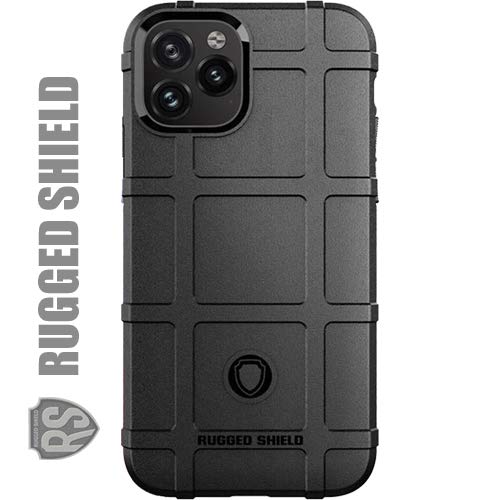 EGO TACTICAL Rugged Shield Phone Case for Apple iPhone 12 ProMAX TPU Black