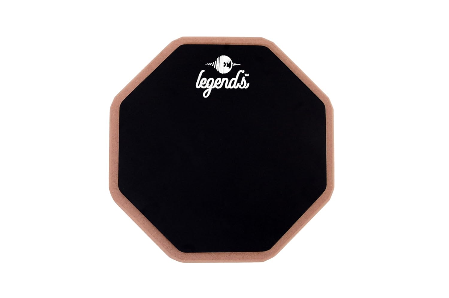 LegendS 2 Sided Drum Practice Pad  Black (Practice Pad Only) (12 Inches) | Drum Pad For Practice | Double Sided (Drp11)