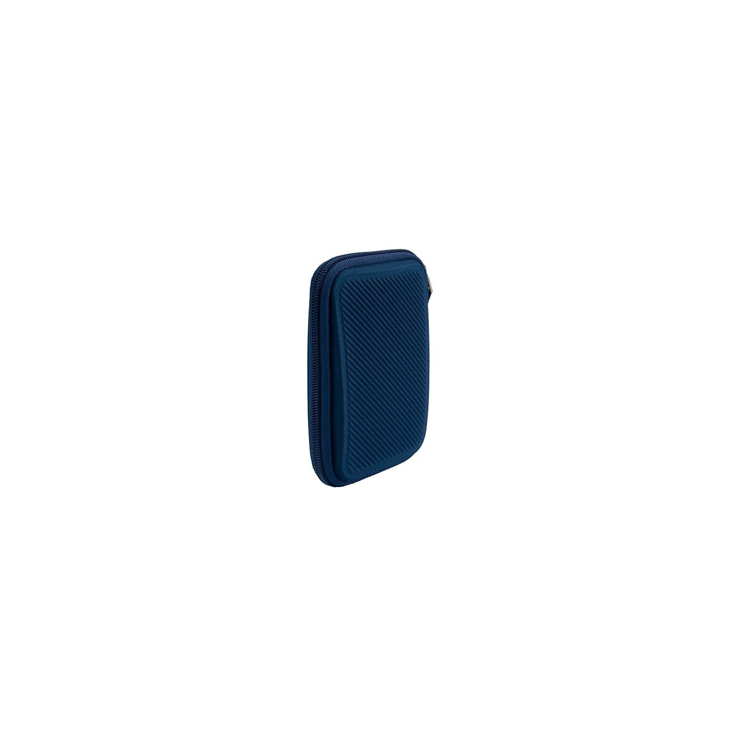 Case Logic Ehdc 101Blue Hard Shell Case For 2.5 Inch Portable Hard Drive Dark Blue
