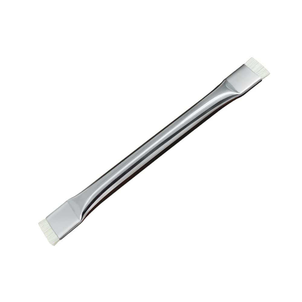 Hkcb Phone Motherboard Ic Cleaning Brush,Horse Hair Brushes,Esd Brush For Ipad,Iphone,Watch Etc. 5.4'' X 0.5'' (Silver)
