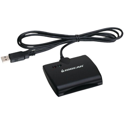 Iogear Usb Smart Card Access Reader,Taa Compliant, Gsr202,Black