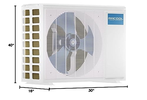 Mrcool Diy 24K Btu 4Th Gen 1 Zone 20.5 Seer Energy Star Ductless Mini Split Air Conditioner.