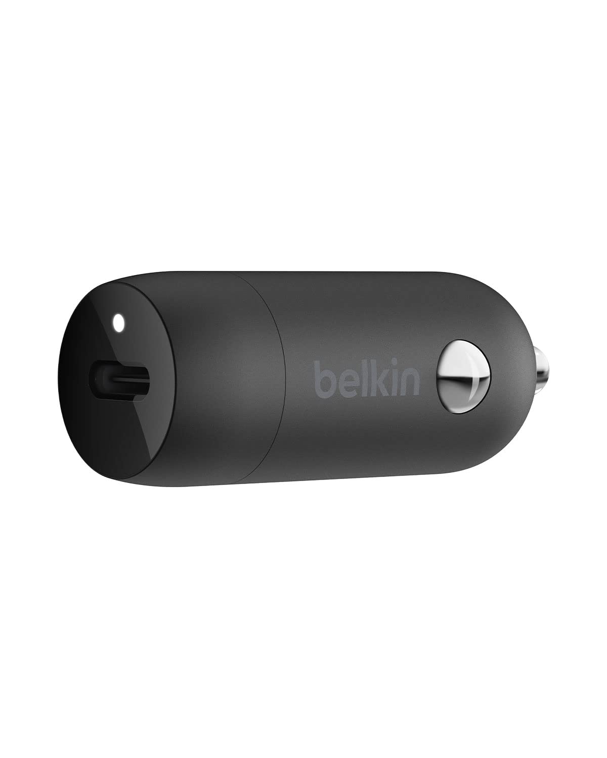 Belkin 20 Watt USB C Car Charger with Fast Charging for Apple iPhone 14, 14 Pro, 14 Pro Max, iPhone 13, 13 Pro, 13 Pro Max, Samsung Galaxy S22 Ultra & More (USB C to Lightning Cable Included)   Black