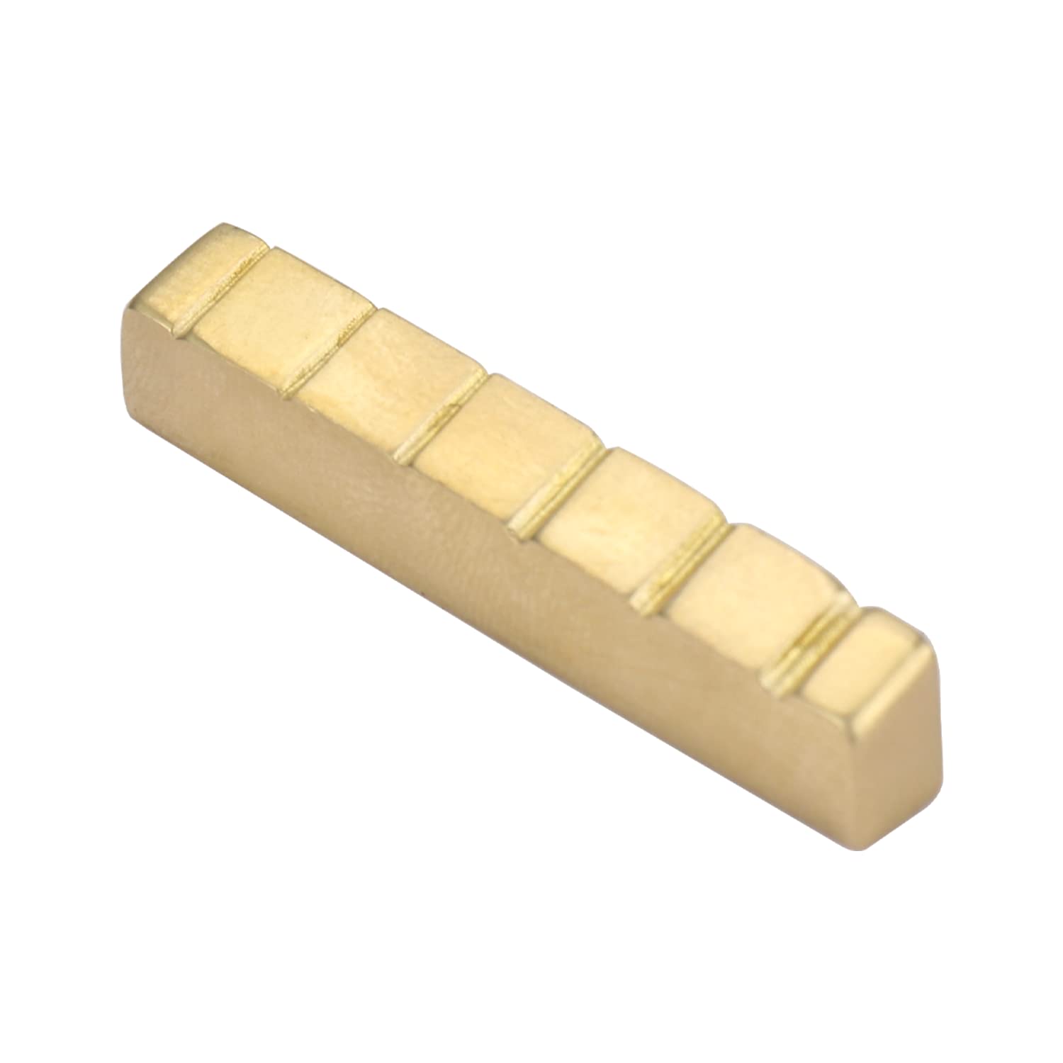 43Mm 6 String Guitar Nut   Pre Slotted Brass Nuts Replacement For Epi Lp Sg Style Electric Guitar