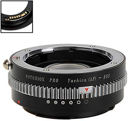 Fotodiox Pro Lens Mount Adapter Compatible with Yashica 230 AF SLR Lens to Canon EOS (EF, EFS) Mount D/SLR Camera Body  with G