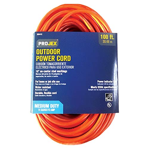 PROJEX Cord Extn14/3sjtw100Org