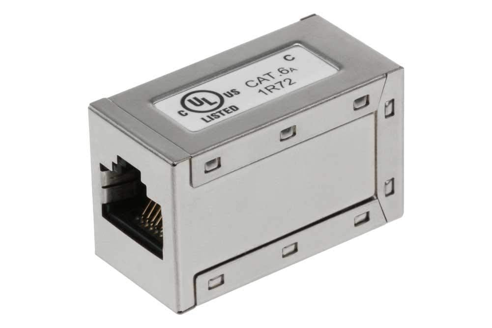 Sf Cable Cat6A Rj45 Shielded Ftp Lan Network Inline Coupler For Ethernet Cable