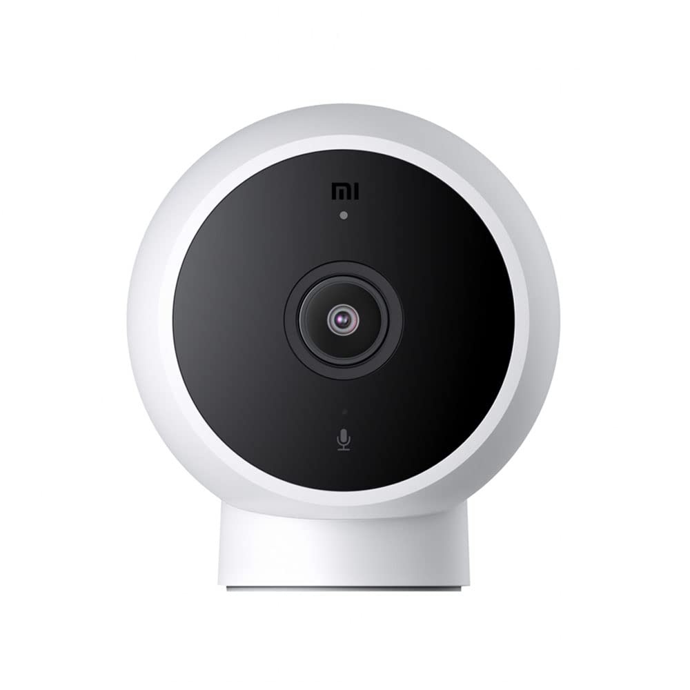 Xiaomi Mi Camera 2K Magnetic Mount, Ultra Clear 2K Image Quality, Infrared Night Vision, Two Way Voice Calls, Motion Detection, Smart Voice Control, White