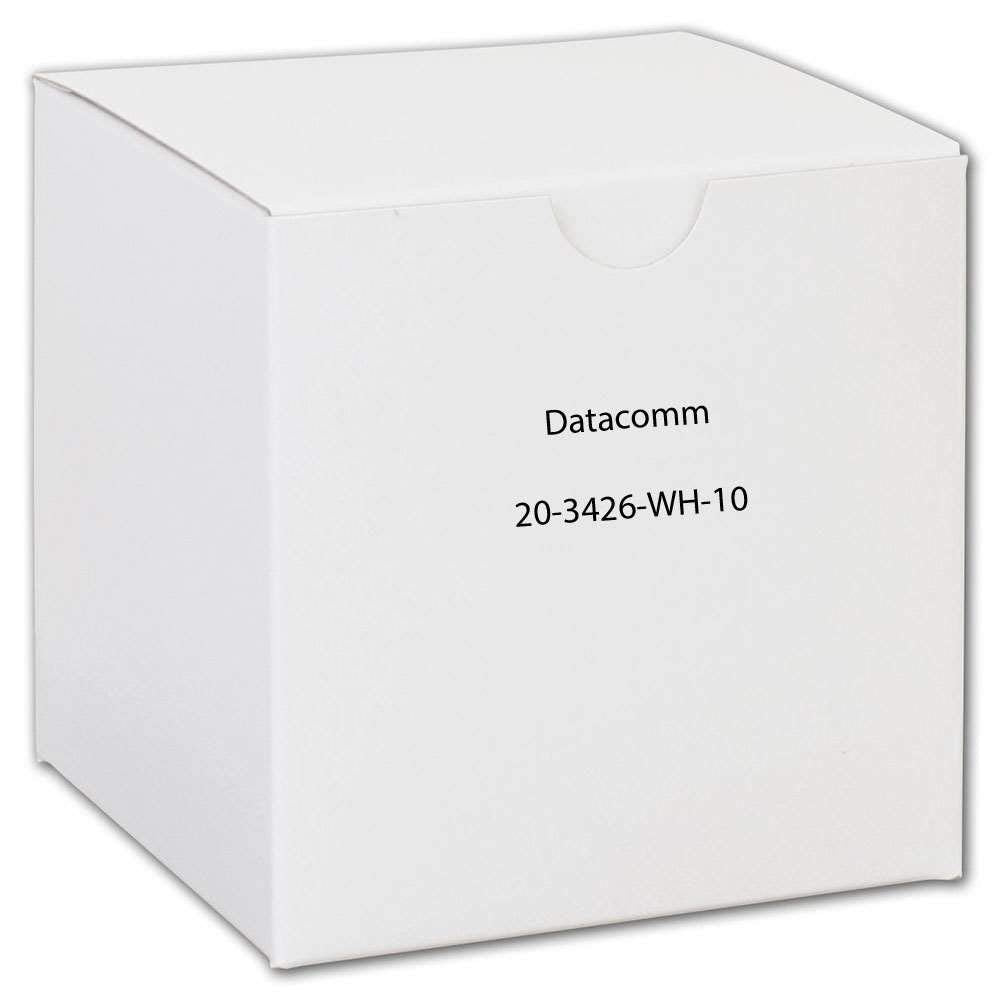 DataComm Electronics 20-3426-WH-10 CAT-6 Jacks, 10 Pack (White)