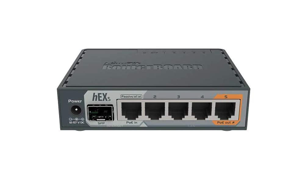 Mikrotik Hex S Rb760Igs Router 5X Gigabit Ethernet, Sfp, Dual Core 880Mhz Cpu