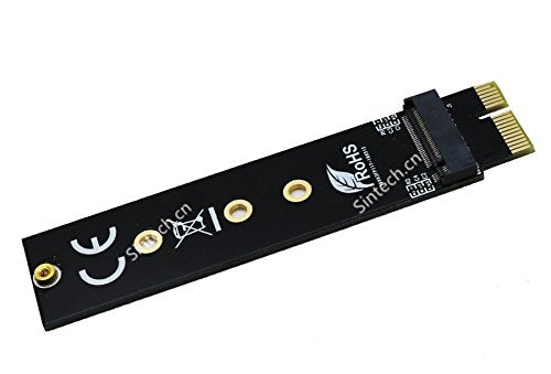 Sintech Nvme PCIe,M.2(NGFF) M Key SSD to PCI-e X1 Adapter Card,Compatible for Samsung 960 970 Evo