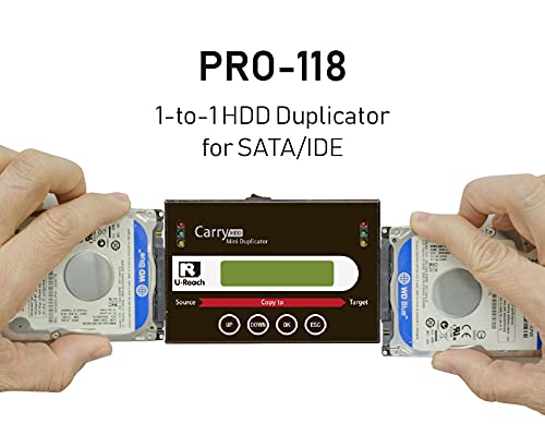 U Reach Data Solutions Pro118 Portable Sata/Ide Hard Disc Drive (Hdd) Duplicator