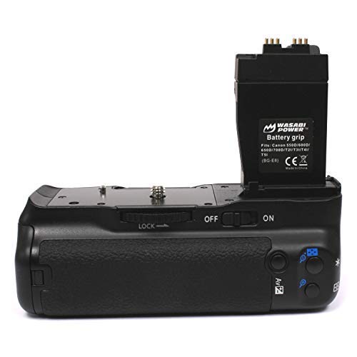 Wasabi Power Bg E8 Battery Grip For Canon Lp E8 And Canon Eos Rebel T2I, T3I, T4I, T5I, 550D, 600D, 650D, 700D