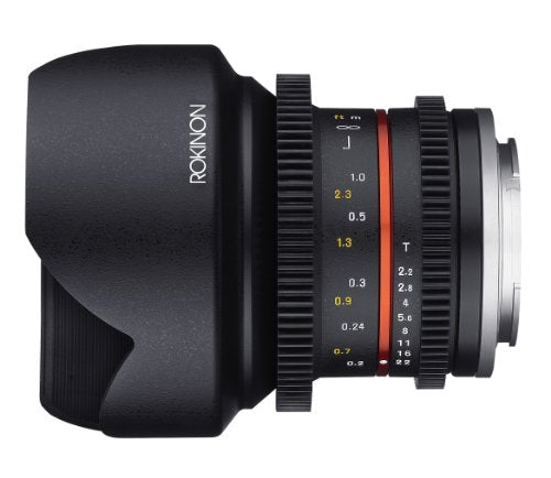 Rokinon Cine Cv12M-E 12Mm T2.2 Cine Fixed Lens For Sony E-Mount And Other Cameras