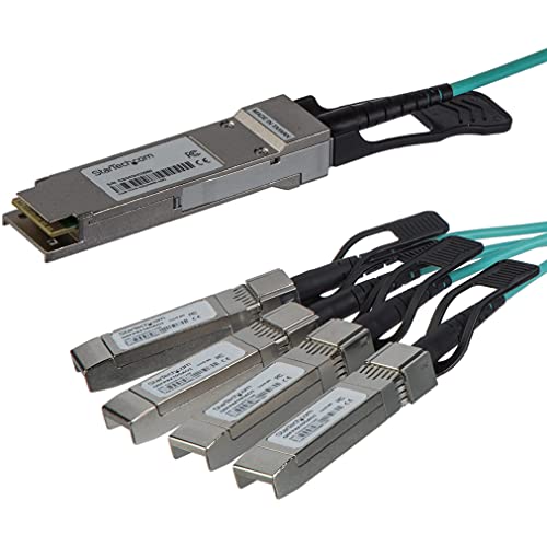 100% Cisco Qsfp-4X10G-Aoc10M Active Optical Breakout Cable (Aoc) - 15M Cable,40