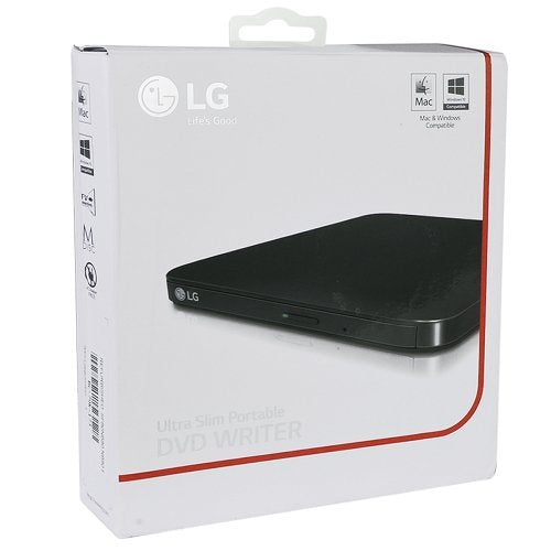 Lg Sp80Nb80 8X External Dvd Writer Dvdrw Dl Usb 2.0 Ultra Slim Portable