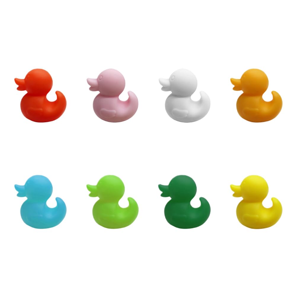 Homoyoyo Duck SelfAdhesive Cable Clips 8 Pcs Cartoon Cable Holders For Desk Wall And Car Cute Cord Management For Charger Cable