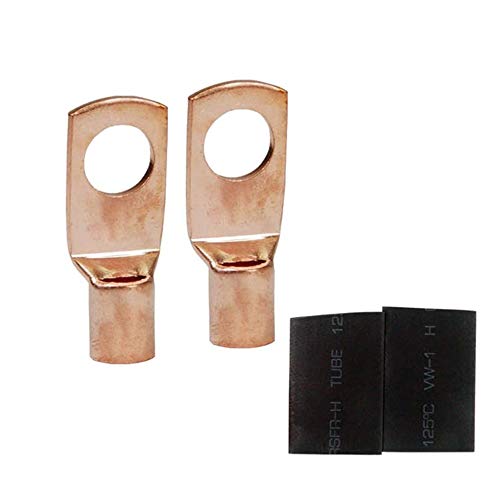 Nippon 4 Gauge Copper Ring Tongue Terminal #5/16 2In. X 2In. X 1In.