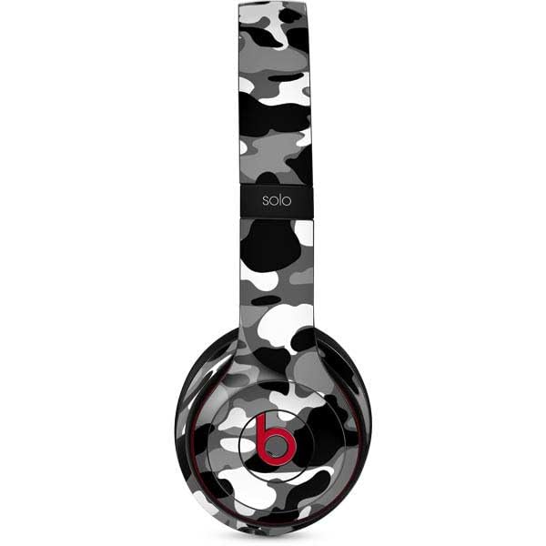 Skinit Decal Audio Skin Compatible With Beats Solo 3 Wireless   Neutral Street Camo Design