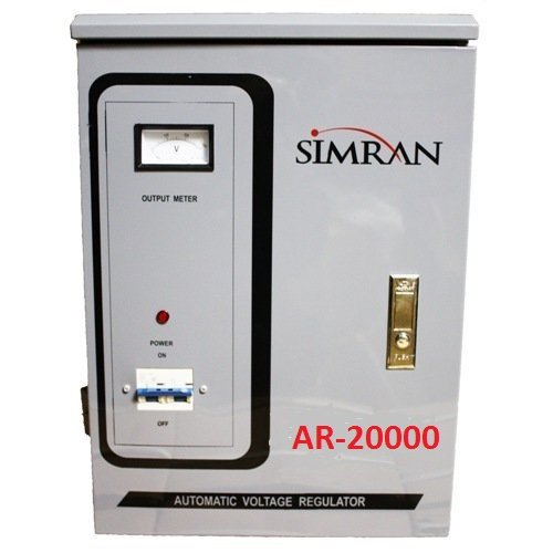 Simran Power Converter Regulator Stabilizer With 110 Volt   220/240 Volt Built In Voltage Transformer, 20,000W (Ar 20000)