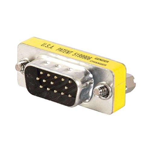 C2G/Cables To Go 20686 Hd15 Vga M/M Mini Gender Changer (Coupler)