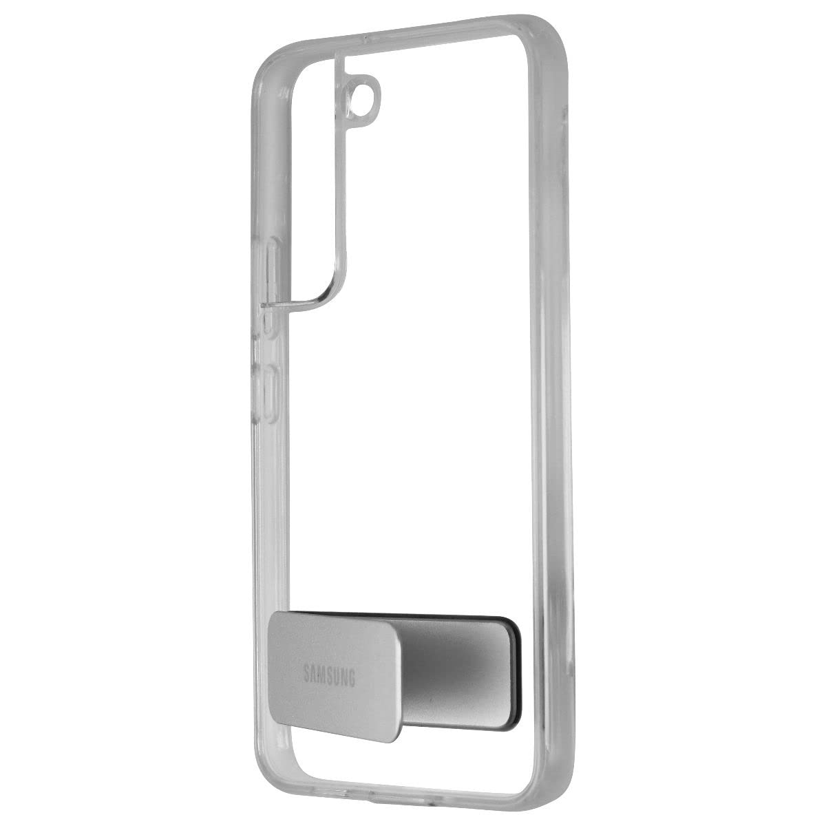 Samsung Electronics Galaxy S22 Clear Standing Cover, Protective Phone Case, Corner TPU Bumpers, PC Back Protection, Adjustable V