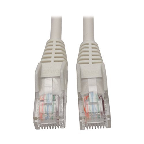 Tripp Lite Cat5 Cat5E Snagless Molded Patch Cable Utp White Rj45 M/M 15Ft 15 (N001 015 Wh)