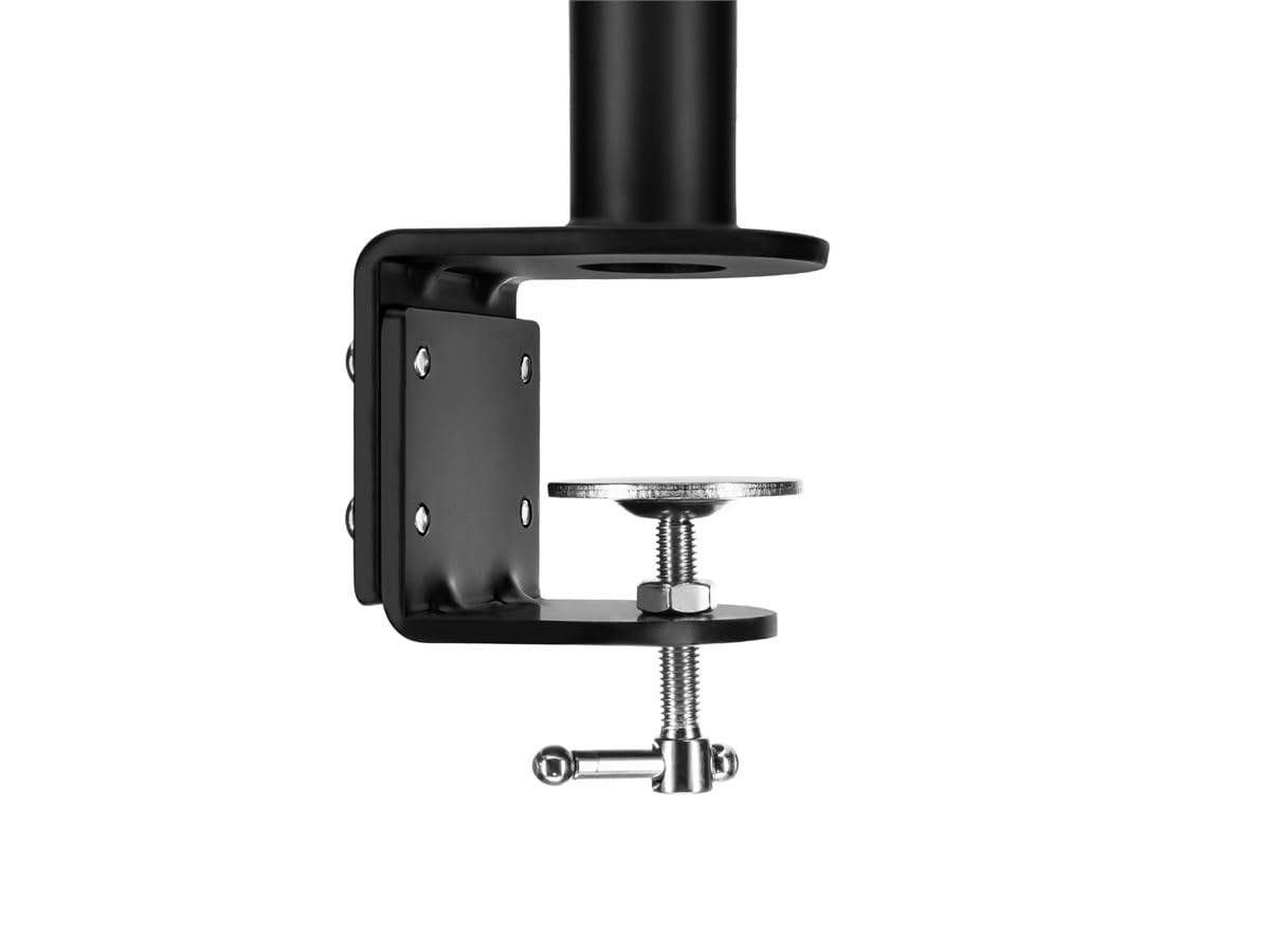 Monoprice 3 Way Adjustable Tilting Monitor Desk Mount Bracket   For 13 To 30 Inch Monitors, Up To 33 Lbs, 15.7 X 9.6 X 3 Inches,