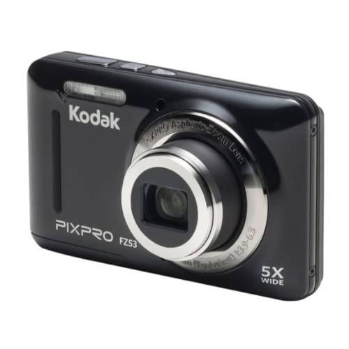 Kodak Pixpro Friendly Zoom Fz53 Digital Camera (Black) With Accessory Bundle And Memory Card (3 Items)