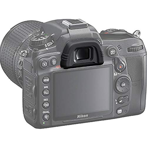 D90 D7000 Eyepiece Eyecup Eye Cup Dk 21 For Nikon D750 D610 D600 D300 D200 D80 D70 D50 Camera Viewfinder, Ulbter Eyepiece Cover & Hot Shoe Cover  (2+2 Pack)