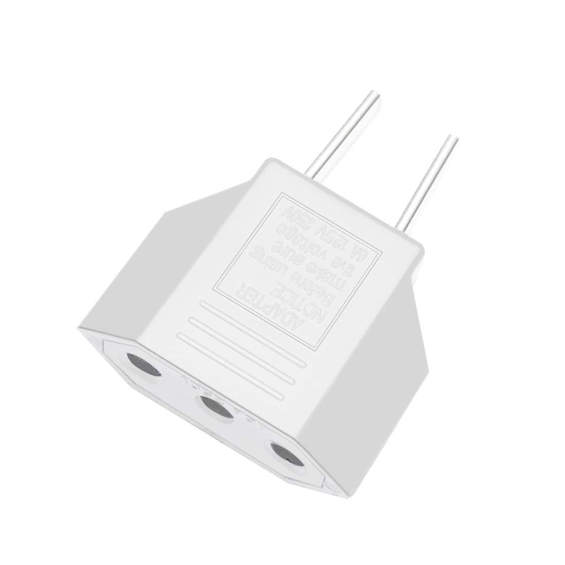 Jorindo (White 2Pcs) Usa Plug To Eu Socket